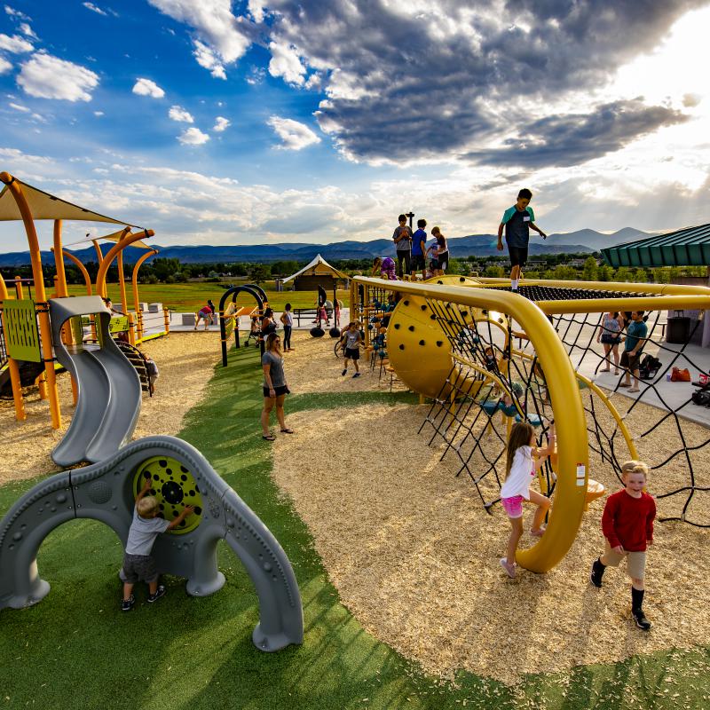 Clement Park in Jefferson County. Photo courtesy of Landscape Structures.