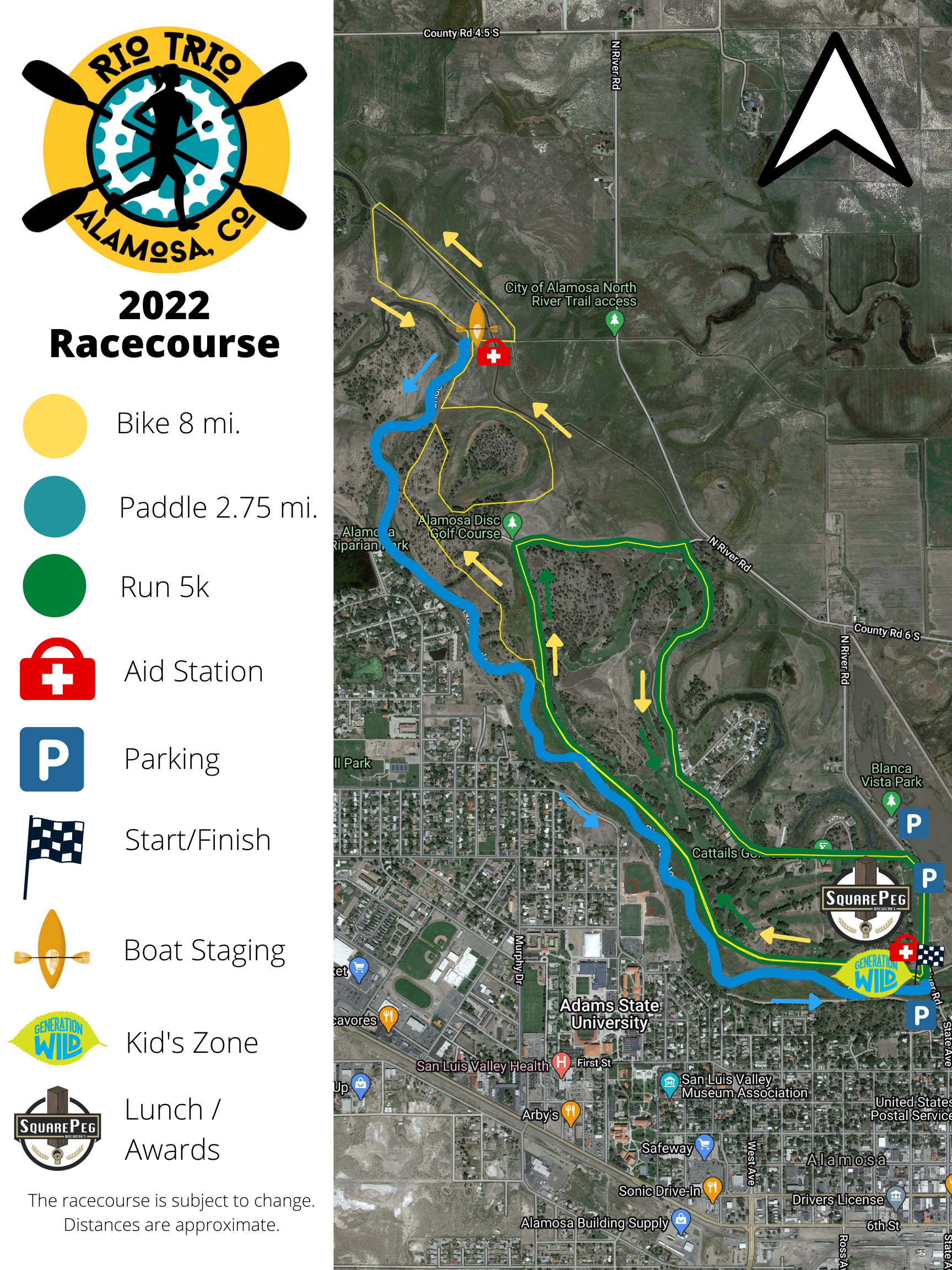 Rio Trio 2022 Race Course