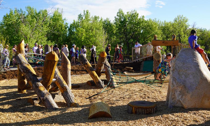 Photo by Bienenstock Natural Playgrounds.