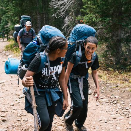 Hiking at State Forest State Park. Photo by Mike DelliVeneri. 