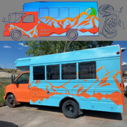 Wilder Bus.